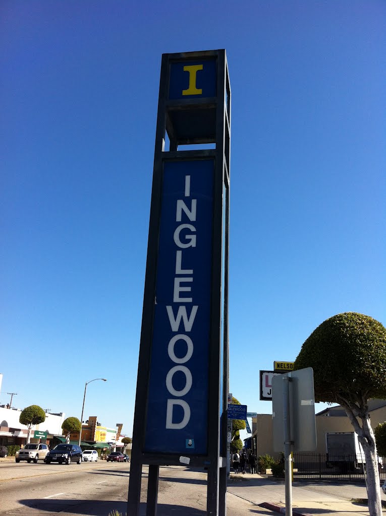 Inglewood City Sign, Инглвуд