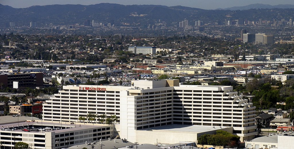 aerial view Los Angeles - The Westin Hotel - LAX, Инглвуд