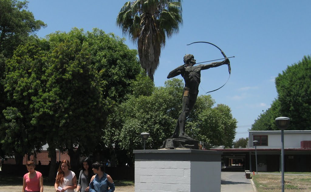 Statue of the Greek and Roman god Apollo on the El Camino College Compton Center campus, in Compton, CA - USA., Комптон
