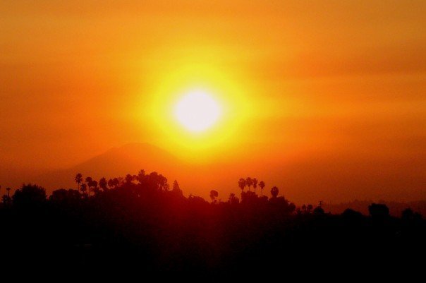 San Diego Wildfire Sunrise, Ла-Меса