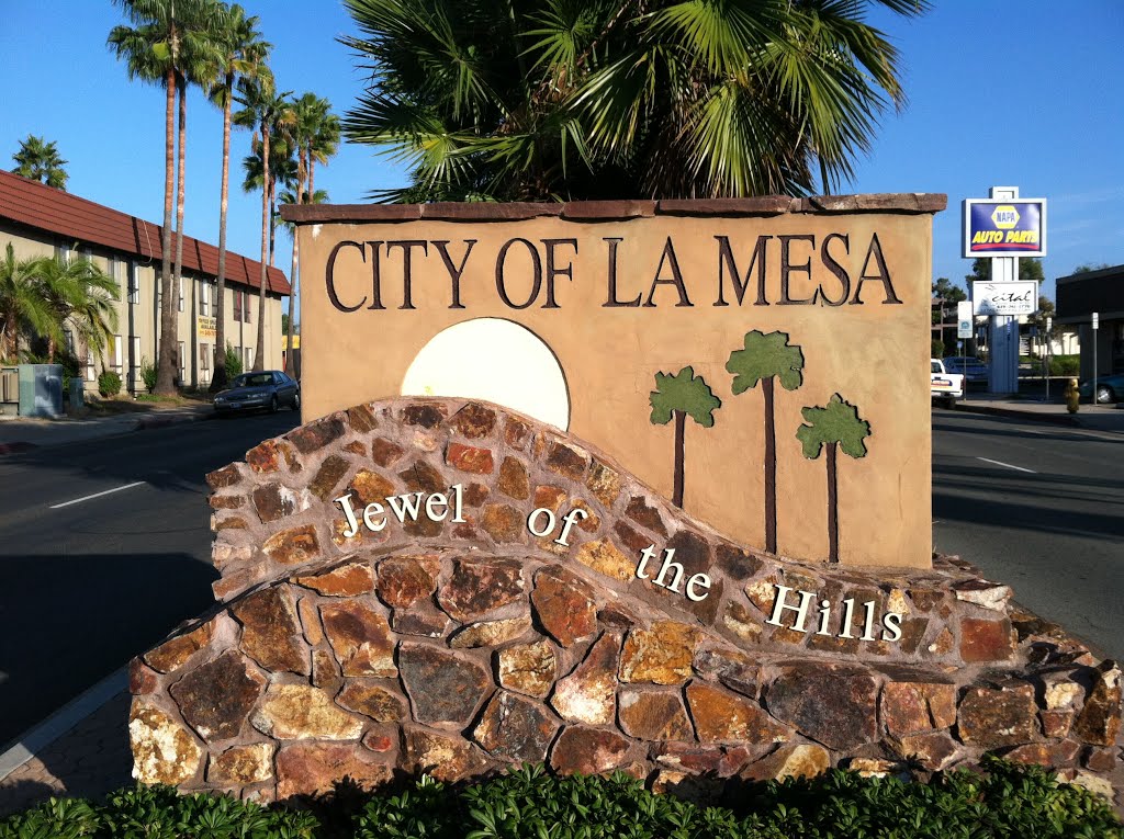 La Mesa City Sign, Ла-Меса