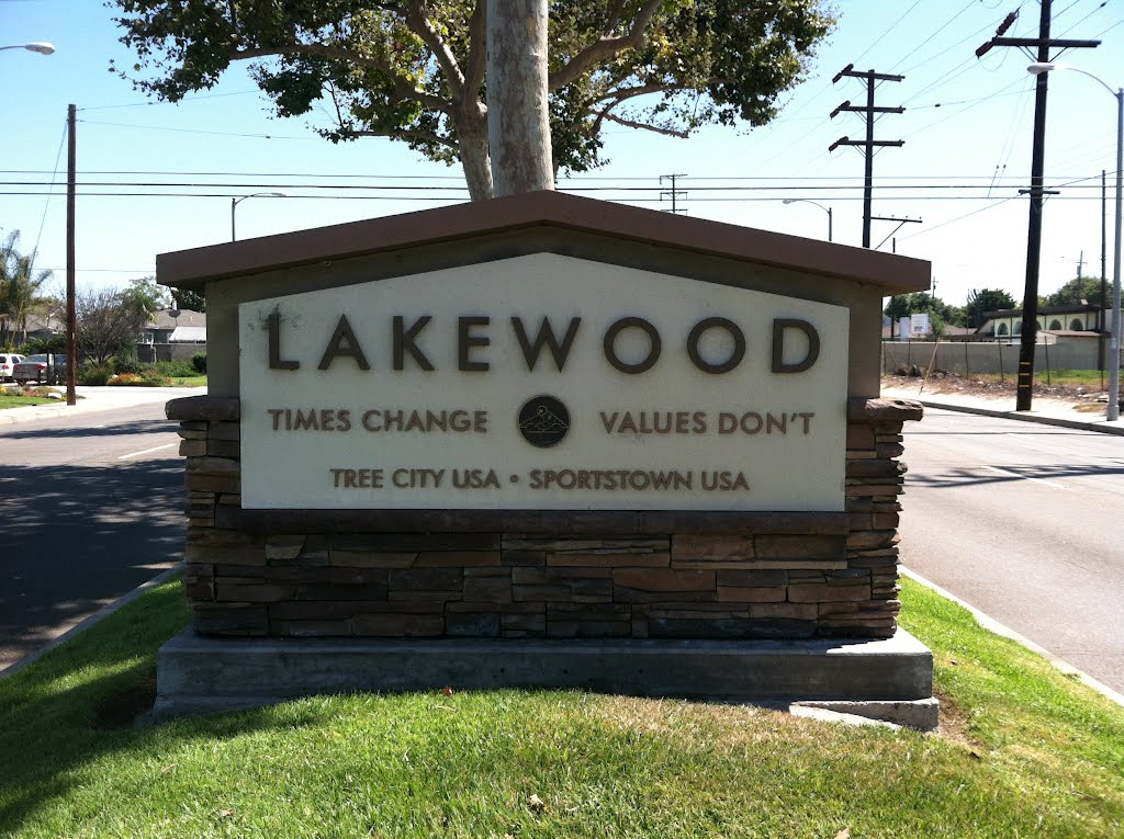 Lakewood City Sign, Лейквуд