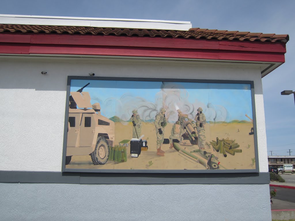 Desert Storm Mural in Lompoc, California, Ломпок