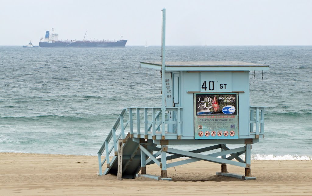 40th St. Lifeguard Station, Manhattan Beach, California, Манхаттан-Бич