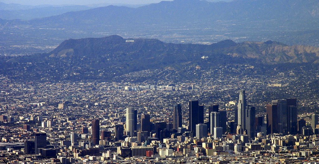 aerial view Los Angeles 1, Монтебелло