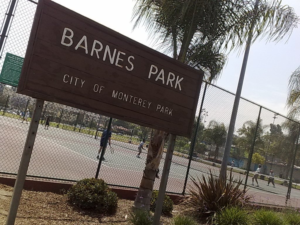 Barnes Park tennis courts., Монтерей