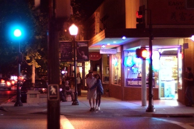 Castro Street at Night, Моунтайн-Вью