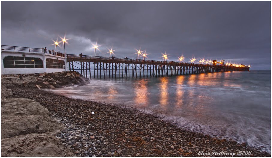 Oceanside Pier at Night, California, Оушнсайд