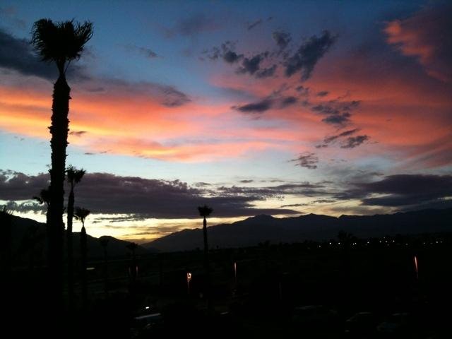 Sunset in Palm Springs, Палм-Спрингс