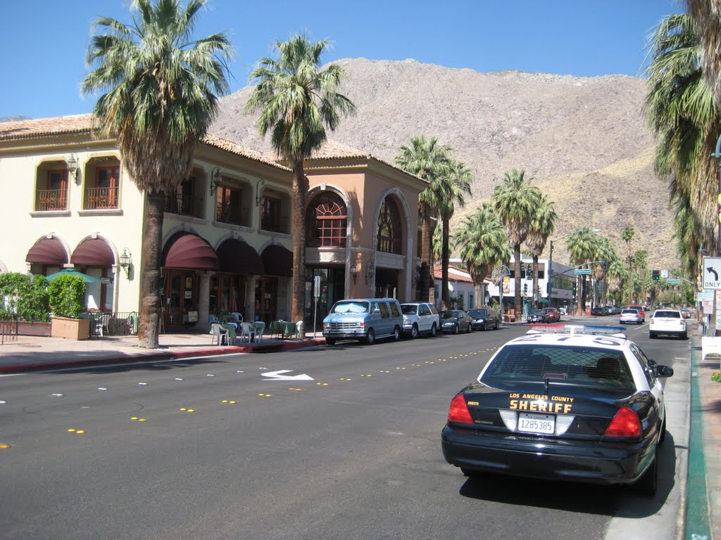 Una calle de Palm Springs, Палм-Спрингс