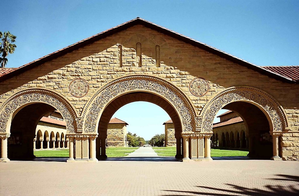 USA, Stanford University Campus, April 1995, Пало-Альто