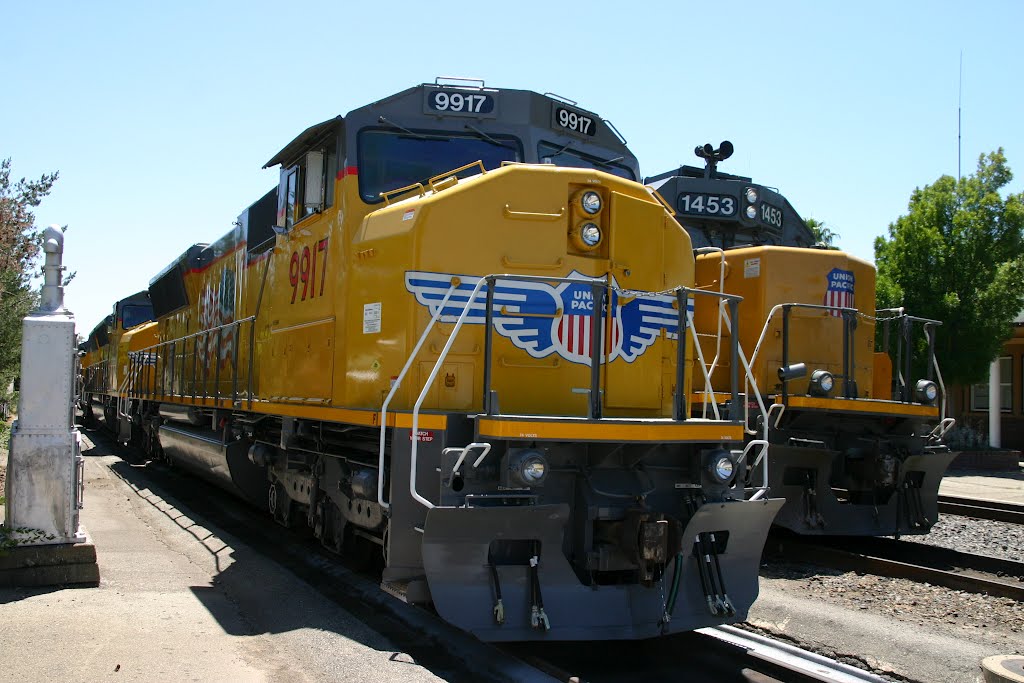 Union Pacific SD59MX at Redding, CA, Реддинг