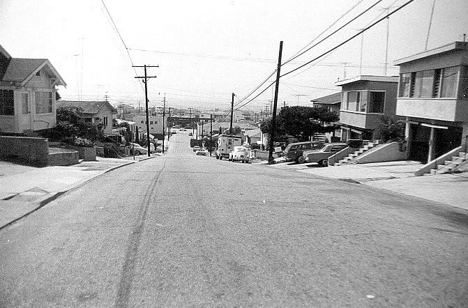 3rd Street - looking towards N Pacific Highway - Hermosa Beach - 1971, Редондо-Бич