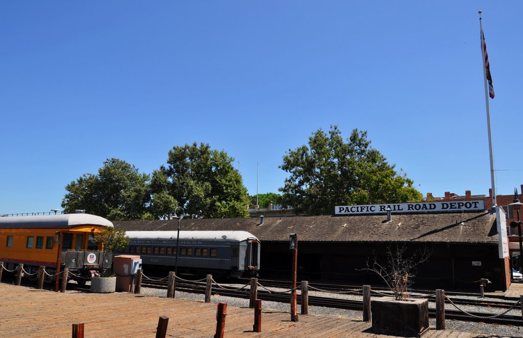 Old Sacramento ancient railway station, Сакраменто