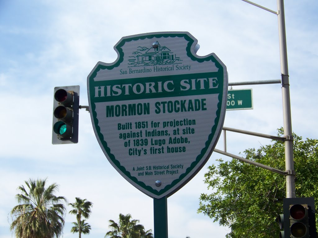 California Landmark No. 44 Mormon Stockade Site, Сан-Бернардино