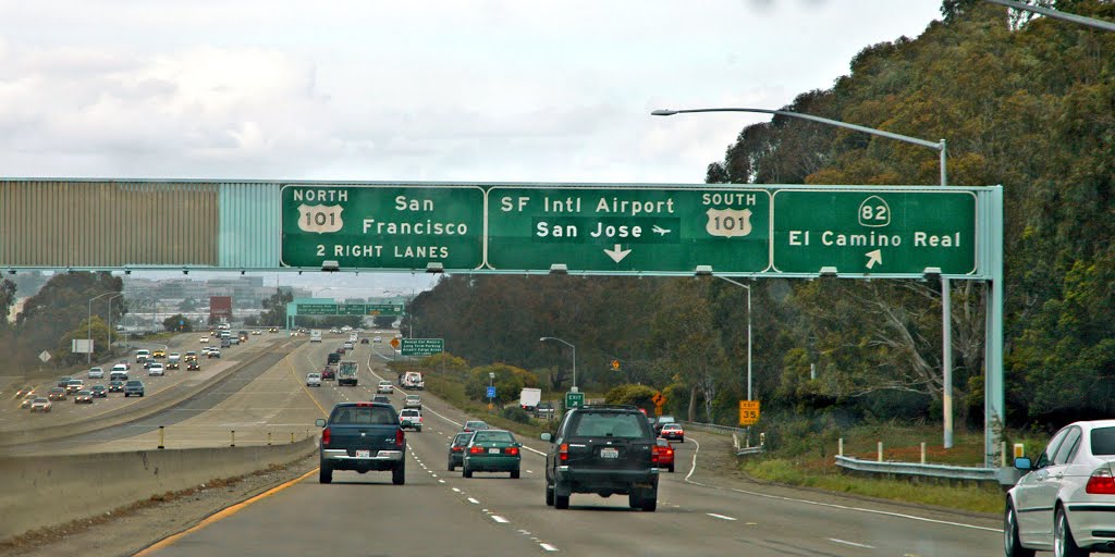 Motorways of California, USA, Сан-Бруно