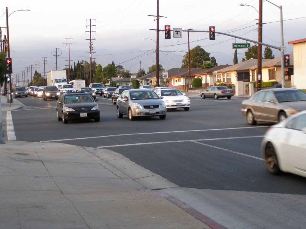 Marshall - Rosemead Intersection,Los Angeles, Сан-Габриэль
