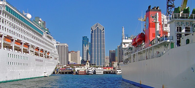 San Diego Harbour, California, USA. 2005, Сан-Диего