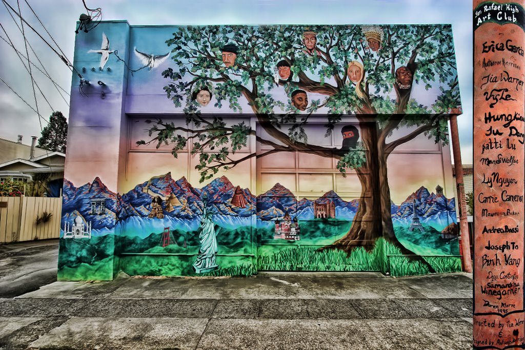 San Rafael Fourth Street mural, Сан-Рафель