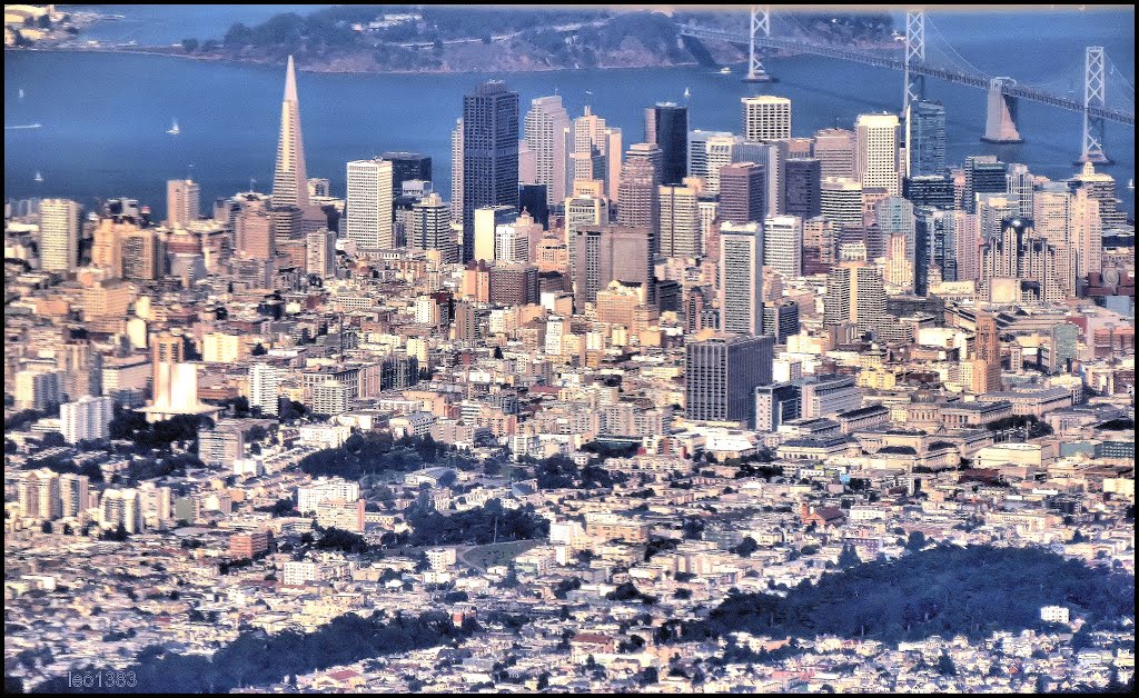 San Francisco center  from above.© by leo1383, Сан-Франциско