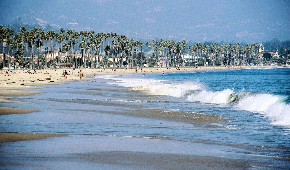 Santa Barbara Beach, California, Санта-Барбара