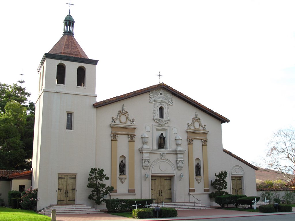 Mission Santa Clara, Santa Clara University, Santa Clara, California, Санта-Клара