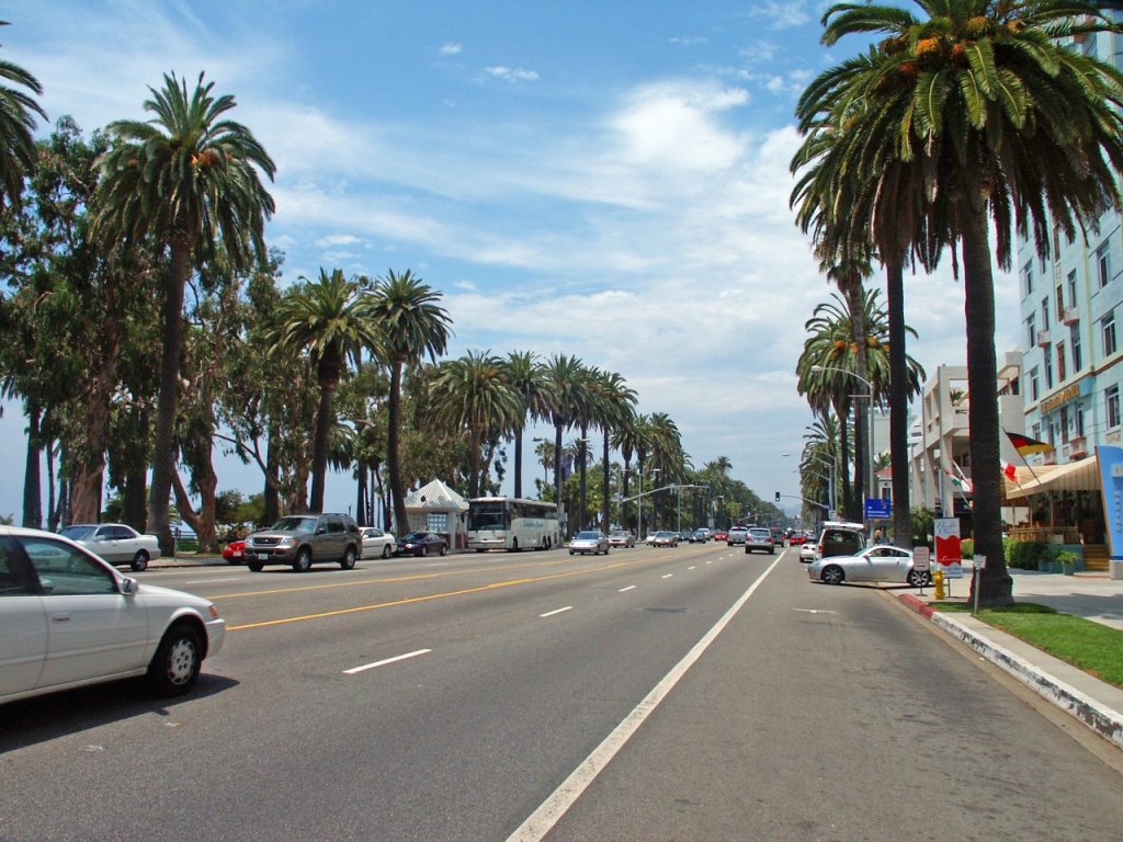 Los Angeles Usa - Santa Monica, Ocean Avenue, Санта-Моника