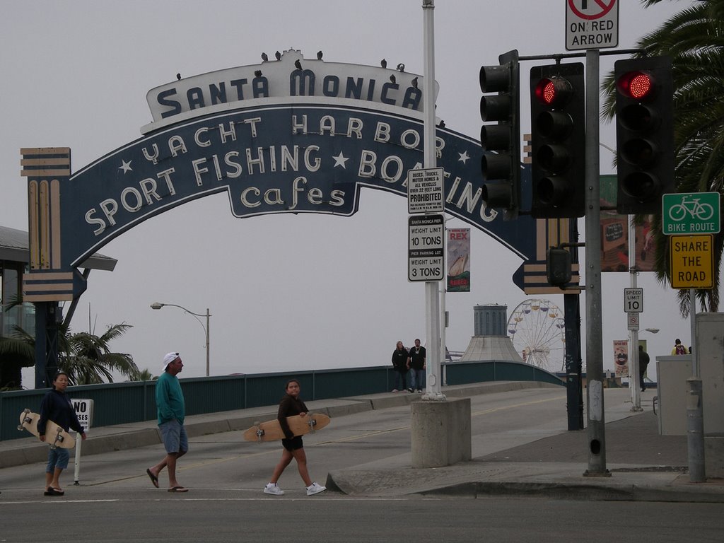 Santa Monica Pier Entrance, Санта-Моника