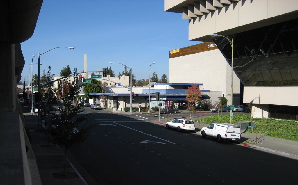 Santa Rosa, D Street looking north, Санта-Роза