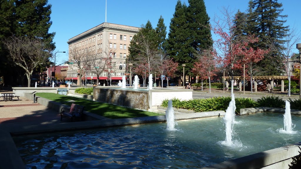 Old Courthouse Square. Santa Rosa, CA. USA, Санта-Роза