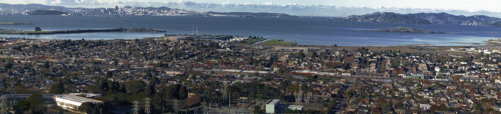 San Francisco Bay panorama, Эль-Серрито