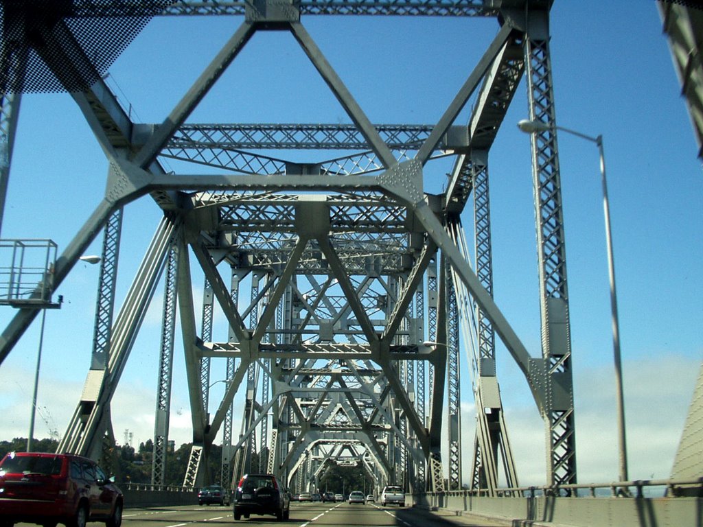 Bay Bridge seen from Oakland, Эмеривилл