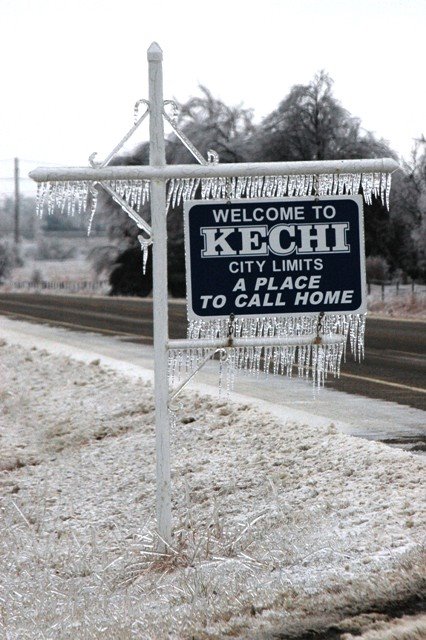 Kechi winter ice, Кечи