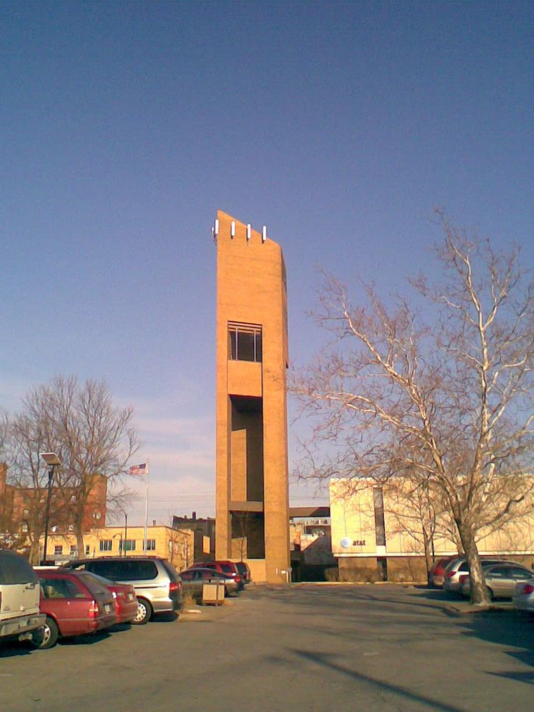 Microwave Tower,Lawrence,Downtown,Kansas,USA, Лоуренс