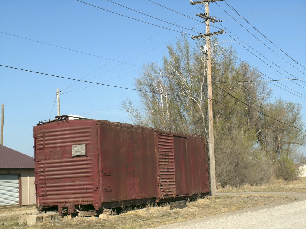 Stoarge Train Car, at corner of  Eighth Street and Pine Street, Салина