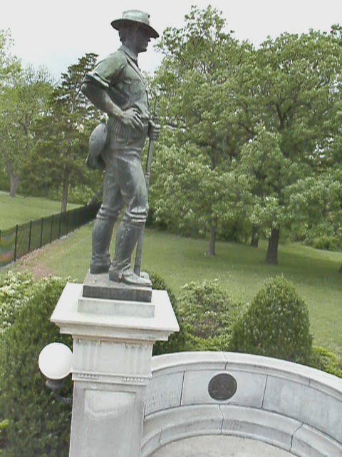 Oakdale Park, Memorial Gateway, Rough Rider, Bronze statue, Eastside, Салина