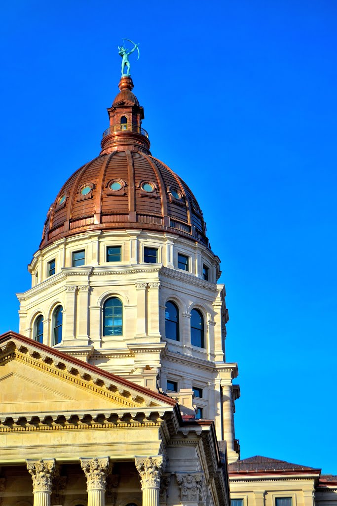 Kansas State Capitol new copper dome [2013], Топика