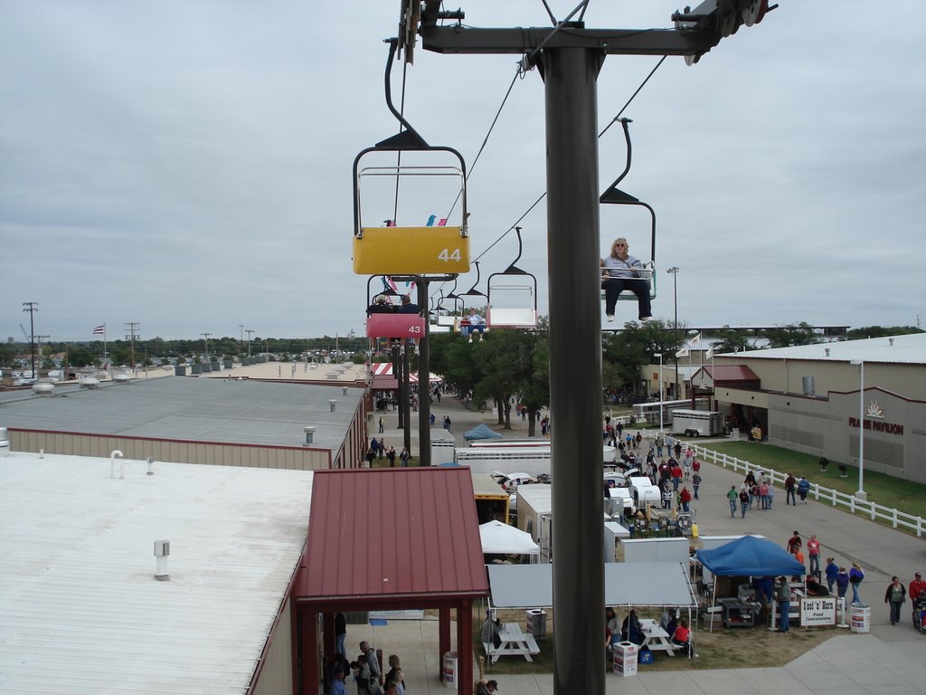 Cable Tram Ride,2007 Kansas State Fair ,Hutchinson,Kansas,USA, Хатчинсон
