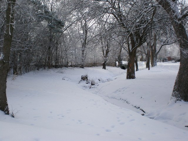 Lincoln Drive in winter, Хэйс
