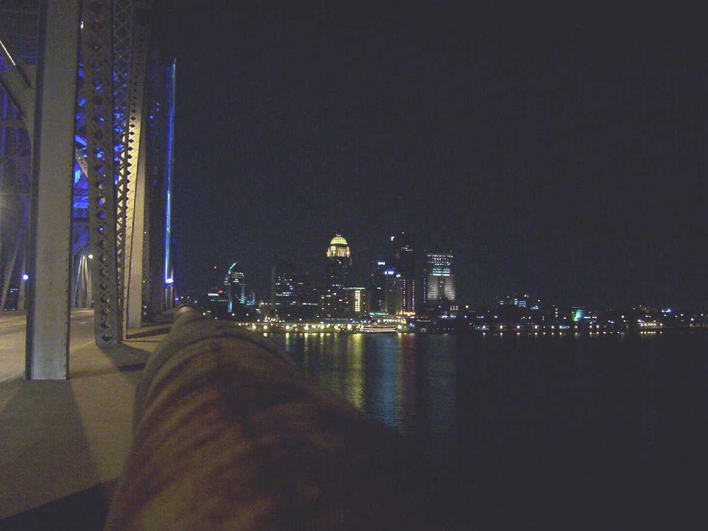 Louisville Night Skyline from the bridge (2006-09), Лоуисвилл