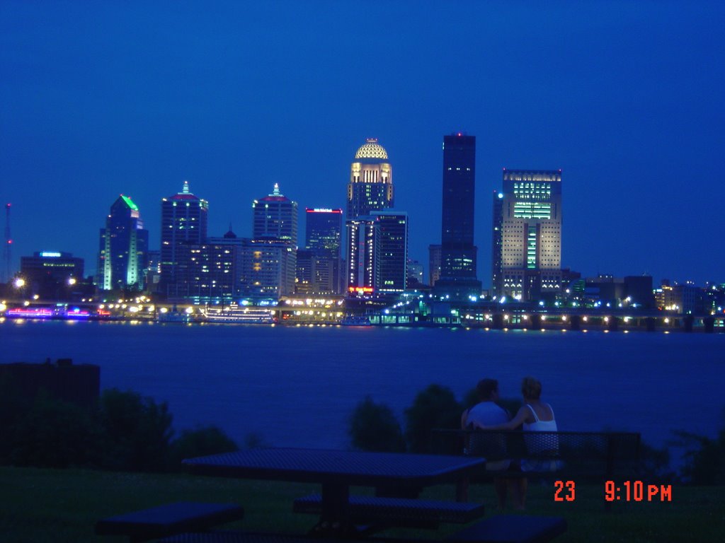 Louisville Skyline at twilight, Лоуисвилл