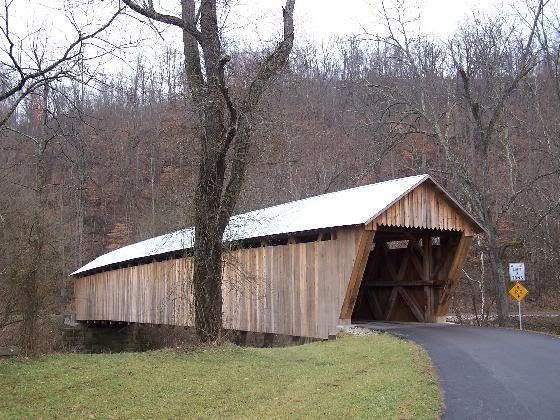 Bennets  Mill Covered Bridge, Greenup County, Kentucky, Саут-Шор