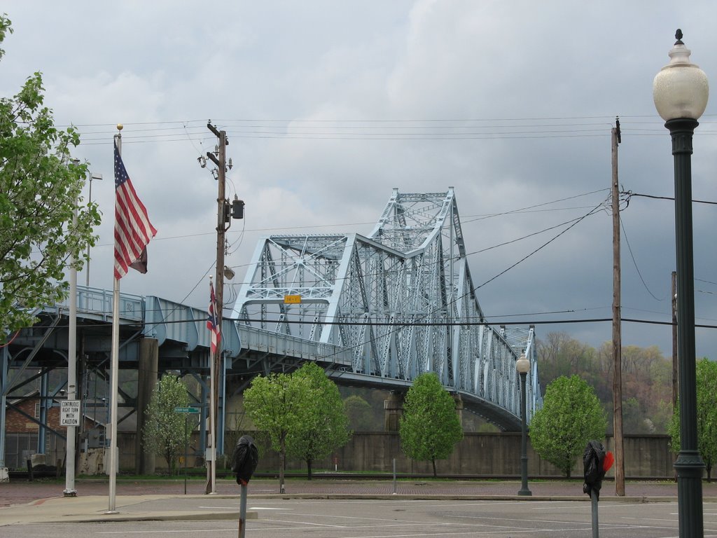 Ironton-Russell Bridge, Ohio River, Флатвудс