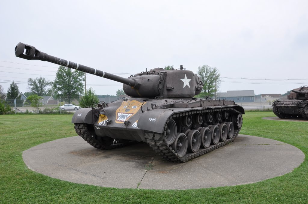 M26 Pershing "tiger face" at Patton Museum, Форт-Нокс