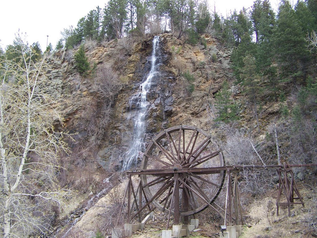 Bridal Veil Falls and Water Wheel, Айдахо-Спрингс
