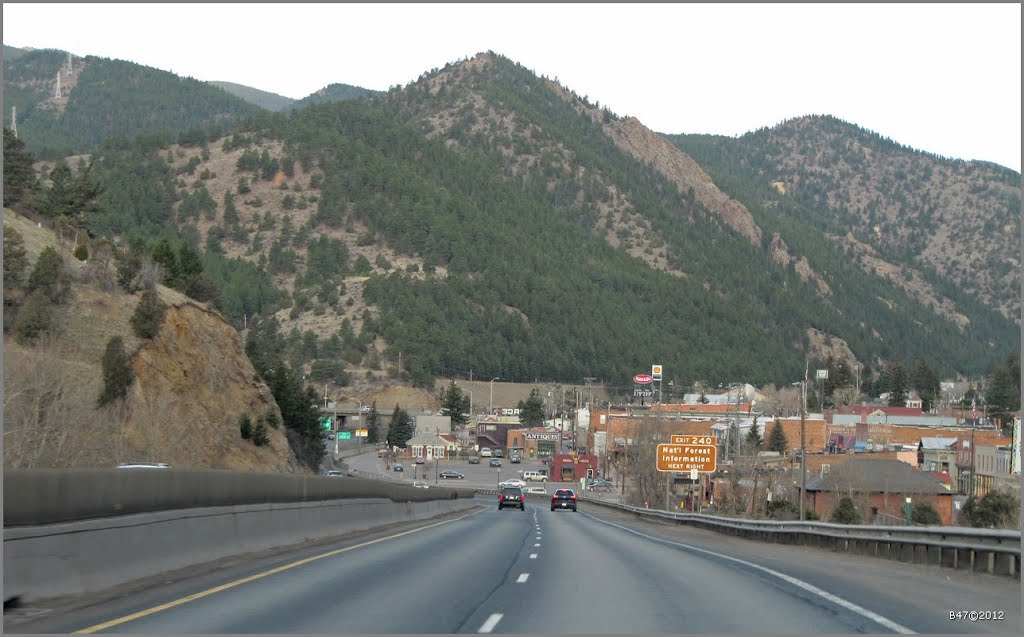 Roadtrip I70 West from Denver - Colorado - USA, Айдахо-Спрингс