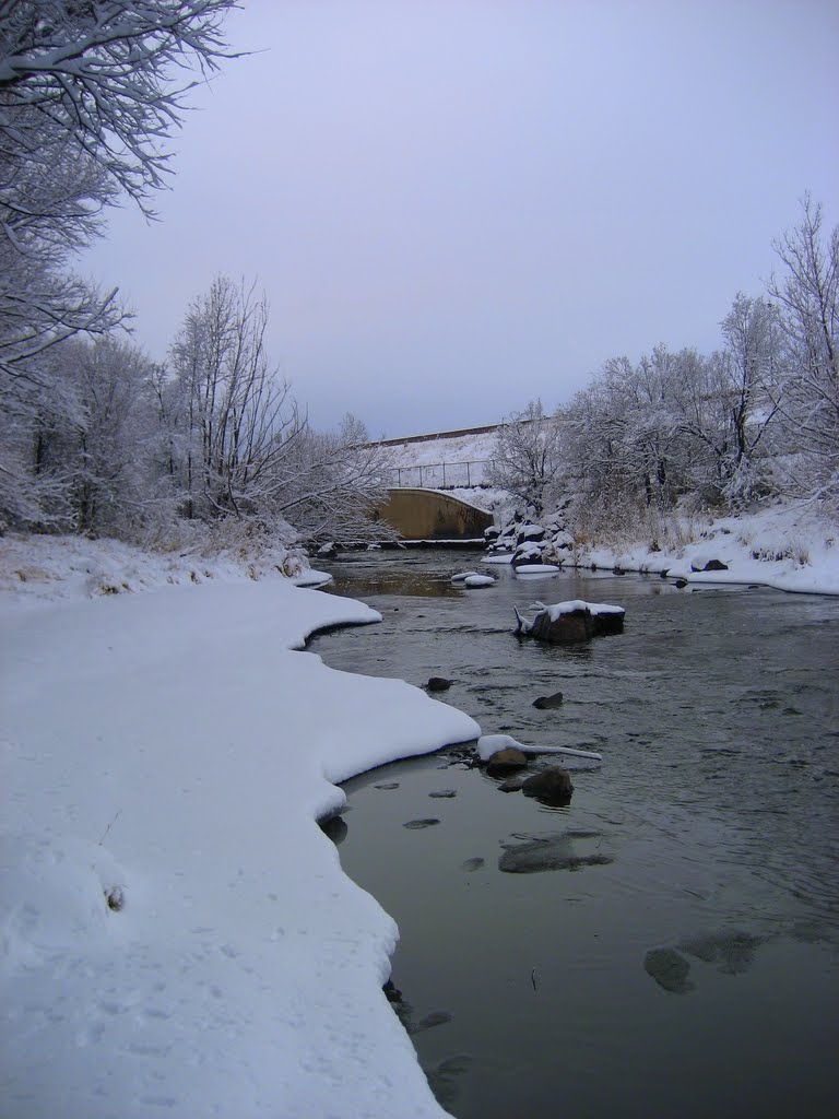 Clear Creek morning snow, Арвада