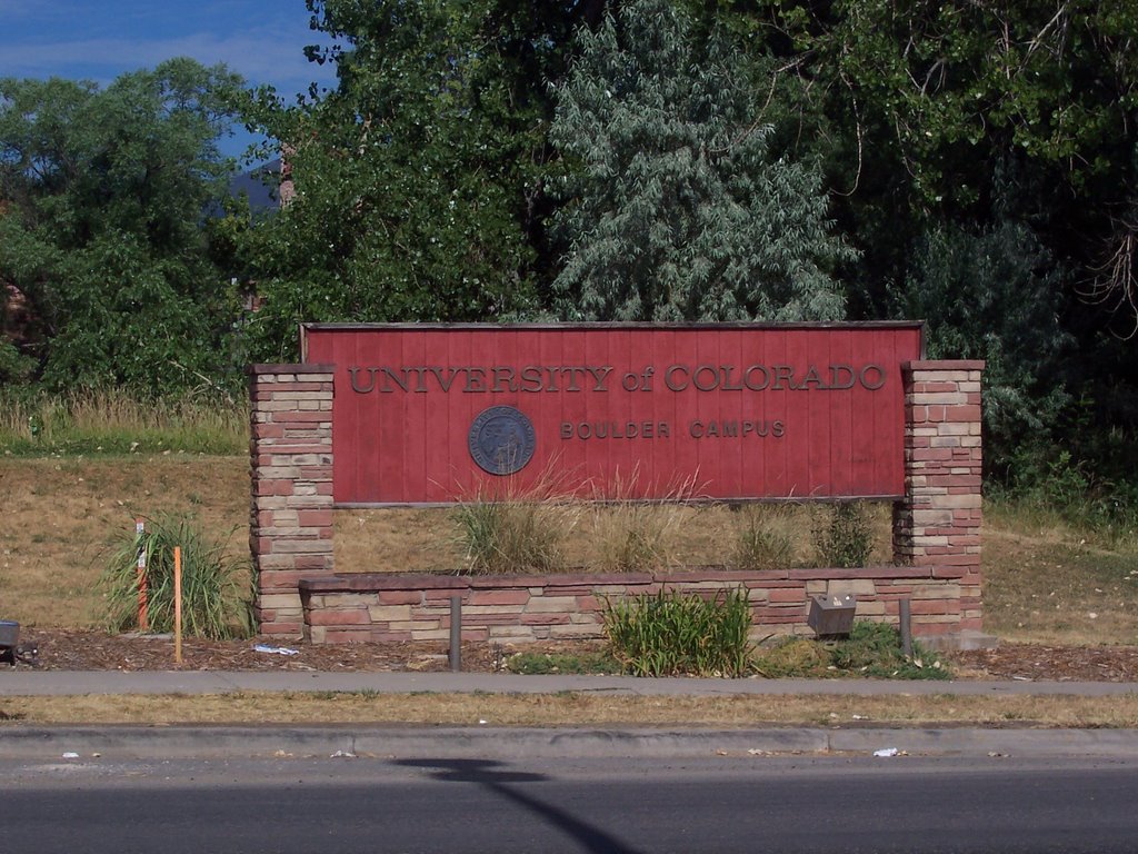 University of Colorado sign, Аурора