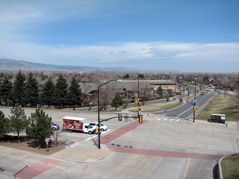 View from atop RTD Park n Ride in South Boulder., Аурора