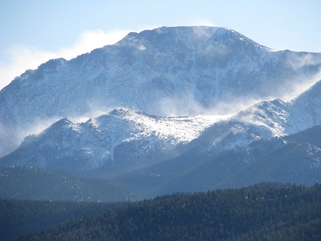 Snow Blowing on Pikes Peak, Вудленд-Парк